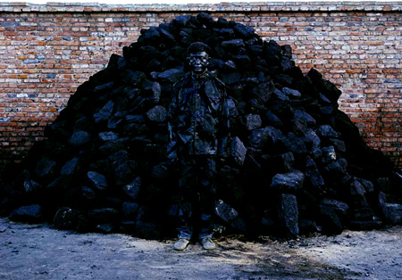 "liu bolin is a young beijing based artist who has exhibited primarily in china until last year’s solo show at paris’ galerie bertin toublanc and a group show with the gallery in miami. he recently finished up a show at eli klein fine art in new york showcasing a variety of his pieces including some form the series camoflague.’"  - designboom - <http://www.designboom.com/weblog/cat/10/view/3738/camoflague-by-liu-bolin.html>   