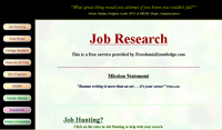 Search job sites or research for the jobs you  want.