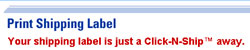 It's almost virtual.  Print the label, stick it on, and give to your carrier or drop it off at your local post office.