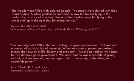 While Charles Aycock advanced education in North Carolina, his motivation was still guide by his obvious White Supremacist ideology. 