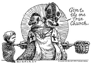 American Cartoon Hatred of Catholics.