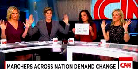 "You can’t put an opinion show on the air under the name of a hard news broadcast. It’s against the rules. But the cable network has a problem. If you could bottle CNN you’d have a cure for insomnia. So Jeff Zucker, who runs the network, is trying to spice things up. And so he puts four women around a desk – several of whom aren’t bad looking – and tells them to spout off. I get it. But you can’t do that under the banner of a hard news broadcast. Credibility and trust matter in news, as hopelessly naive as that sounds.'' - Bernard Goldberg