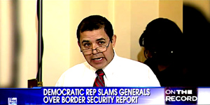 Two U.S. generals under attack not by Al Qaeda but by members of Congress. The generals are hired to assess the danger at the U.S.-Mexico border. They were called to Congress to report their findings. Two Texas congressman apparently didn't like the generals' assessment of the scene down at the border, so the congressmen went to their Plan B and attacked the generals.  