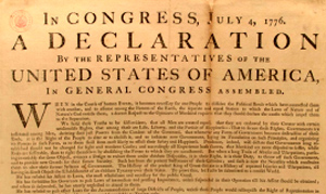 Only 58% of residents know that the United States declared its independence in 1776.  26% are unsure, and 16% mentioned another date.