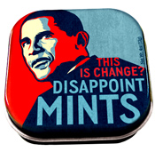 Obama DisappointMINTs taken off a college bookstore shelf because a State Democrat Congressman was "offended," obviously hating diversity, freedom of speech, and our capitalist marketplace.  He needs to resign immediately so he doesn't "offend" the people of Tennessee and the military that defends those important principles of our Republic.   