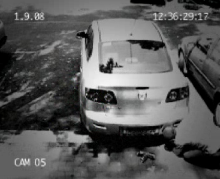 Scenario of what could be an easy car theft; Keys in ignition, car running, door unlocked, and personal property on passenger's seat.  Just hope there is no child in the back seat when this reported thief has his wicked way with the driver.    