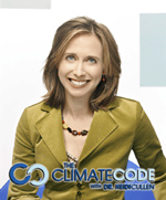Weather Channel's Heidi Cullen and her Climate Code.  