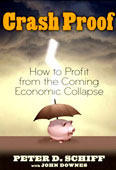 For more than a decade, seasoned Wall Street prognosticator Peter Schiff has not only observed the U.S. economy, but also helped his clients restructure their portfolios to reflect his outlook. What he sees today is a nation facing an economic storm brought on by growing federal, personal, and corporate debt; too little savings; a declining dollar; and lack of domestic manufacturing.  