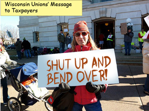 Wisonsin recall got ugly . . . and taxpayers across America were shocked at the photos and YouTube videos of union excess of it's arrogant membership they hadn't realized existed!       