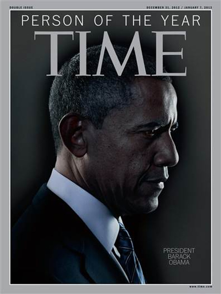 Time Magazine votes Obama Man of the Year for fooling the people so well that they voted for him again even though millions had lost jobs.