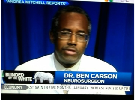On Sean Hannity's Fox News Channel program Tuesday night, while discussing same-sex marriage, Dr. Ben Carson made the point that if we change the definition of marriage for homosexuals, what's to stop NAMBLA or those into bestiality from demanding the same.