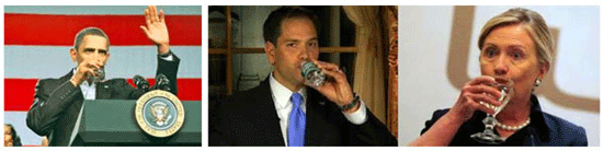 Marco Rubio’s political action committee is trying to capitalize on all the attention about his “sip slip” on Tuesday night by selling official Rubio water bottles to supporters. 