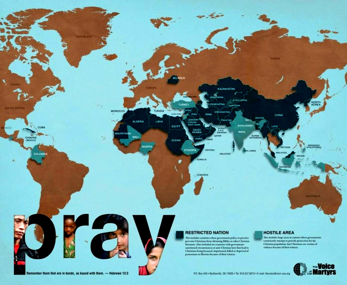A 2013 I Commit To Pray Map 