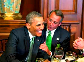 "Money is once more flowing out of Congress to all manner of follies and outrages, thanks to an omnibus spending bill that funds everything except Homeland Security through September of 2015 – throwing away every scrap of leverage the incoming Republican majority could possibly exercise against Emperor Obama, ensuring that no one outside the authors of Democrat Party fundraising email spam will be talking about shutdowns, and effectively neutering freshly-elected conservatives." - Human Events