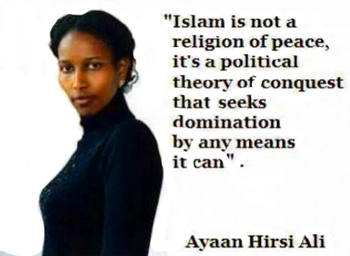 "When I ask Ayaan Hirsi Ali what she likes to do for fun, she has to pause. It’s not that she can’t think of an answer—she loves dancing—but rather she worries, as the question is a personal one, whether something in her seemingly innocuous response could compromise her safety." - Blazing Cat Fur