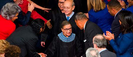 "What explains this disparity between the Notorious R.B.G. and Quiet Clarence? While Ginsburg fits the mold of a trailblazing feminist lawyer and her jurisprudence delivers on liberal expectations, Thomas defies stereotypes based on his upbringing and skin color. Though he came of age in the heyday of the Civil Rights movement, helping organize the Black Student Union at his college and even supporting Malcolm X and the radical Black Panthers, and spent much of his career before joining the bench steeped in civil rights issues, as a judge, Thomas strives to advance the Constitution as it was written and originally understood, rather than a race-based agenda." - Daily Signal