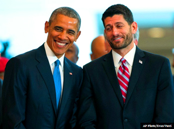 ""Rep. Paul Ryan’s (R-WI) first major legislative achievement is a total and complete sell-out of the American people masquerading as an appropriations bill. Too harsh, you say? Let the programs, the spending, and the implications speak for themselves." - Breitbart