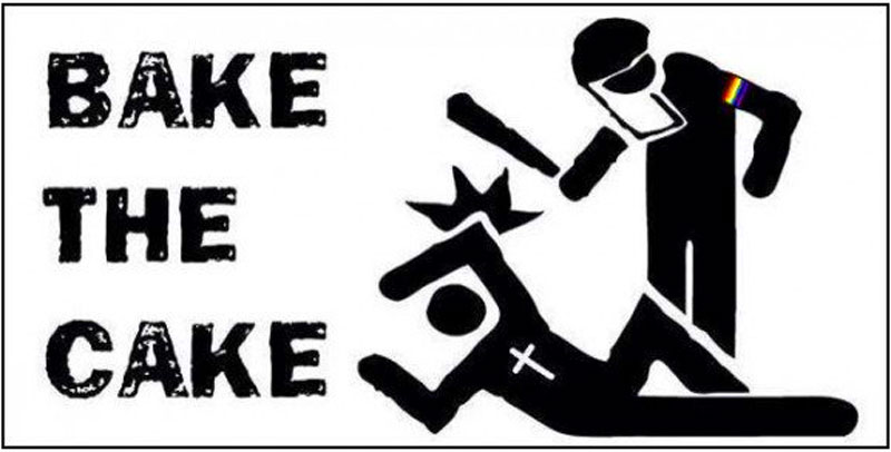 "Gays threatened bake our cake or we will burn your house down and we'll sodomy your son." - GatewayPundit
