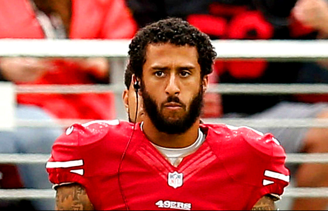 Photo of 49er's Quarterback sitting, saying it was about the country being racist. But maybe we need to look deeper over a recent religious convertion.  - Webmaster