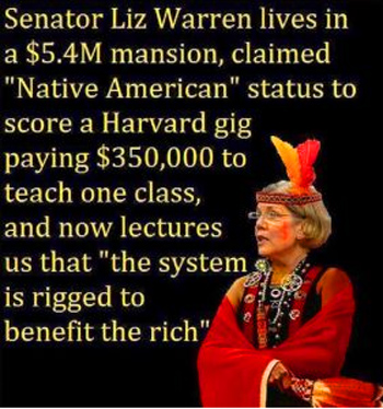 On the off chance that Hillary picks Warren as her running mate, expect to hear a lot more about this. Here’s a great meme running around the Internet too.- Ending The Fed