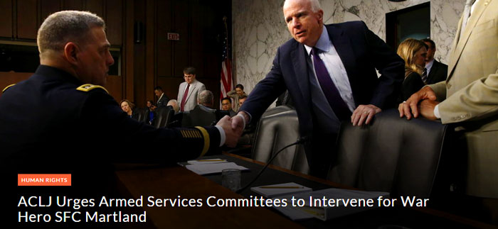 Republicans fight Obama on saving career of Martland. - ACLJ