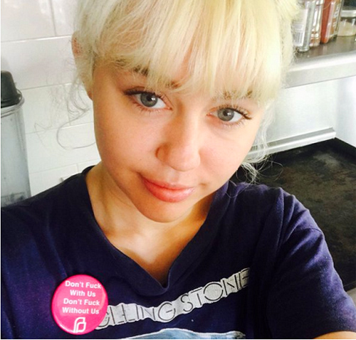 "Cyrus also did a photo shoot with pro-abortion feminist Marilyn Minter, and proceeds from the photo prints, pins and T-shirts will be donated to Planned Parenthood, according to the magazine.  In her typical crude fashion, Cyrus thanked Planned Parenthood 'for all that you do, and f— yeah!'” - LifeNews 