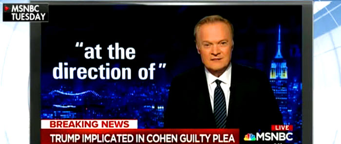 "'Destroy Trump Media' Ramps Up Impeachment Talk After Cohen, Manafort News." - FOX News 