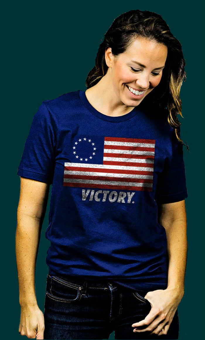 "Nine Line Apparel, along with relentlessly patriotic Americans everywhere, cannot believe the total ignorance and lack of understanding displayed by both Colin Kaepernick and Nike in relation to our country's Betsy Ross flag, it's symbolism and meaning. This early design of the flag of the United States depicts the original 13 colonies and represents the unity of these original American colonies in their fight against the British for our nation's freedom during the Revolutionary War. It in no way, shape or form alludes to slavery yet is a direct representation of freedom fought and earned by early Americans." - Nine Line Apparel