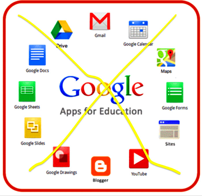 "The Silicon Valley giant has hooked legions of children and teachers into its data mining products through lucrative partnerships with public schools across America. Learning no longer starts with A, B, C but with G, G, G:." - Michelle Malkin 