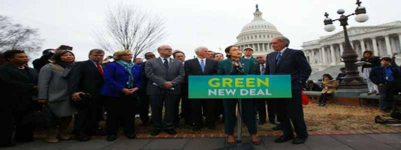 "The Green New Deal has emerged as a key litmus test for prospective 2020 presidential candidates, with high-profile candidates jumping on board to back the progressive environmental pitch." - The Hill 