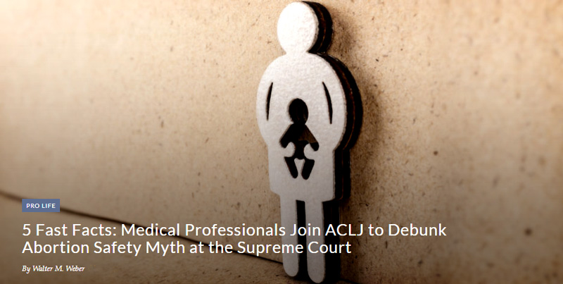 The ACLJ seems to want to defend the rights of an uinborn child more than the Catholic church these days. - Webaster 