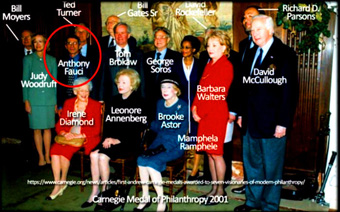 Click on photo for an enlarged view plus documentation of the December 10, 2001, meeting of the Carnegie Foundation Awards. - Webmaster 