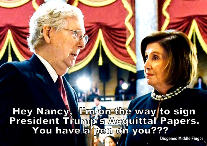 A Bitter Nancy's Bad Week Continues. - Diogenes Middle Finger 