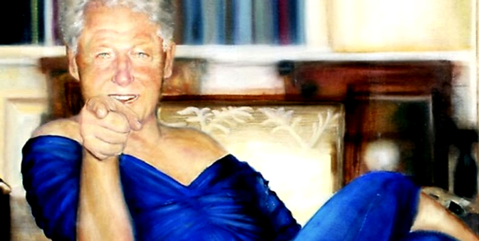 "What goaded the media into finally reporting the truth? The blue dress. In the course of the investigation, the president had to produce a DNA sample. The semen on the blue dress proved beyond a shadow of a doubt and forced everyone, finally, at long last, to believe what had been obviously true for months: William Jefferson Clinton had had sexual relations with that intern, that young woman, Miss Lewinsky." - American Spectator 