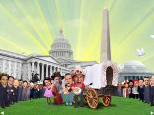 Well, it's his second term and JibJab does it again!