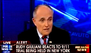 Giuliani asks why is Obama helping terrorists to focus on New York City again, Obama the president that flew Air Force One low over the city, and when New Yorkers were frightened he laughed!  