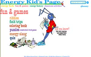 Department of Energy's Site for Energy Games. 