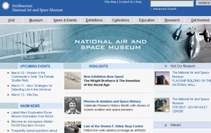 Click here to go to the famous Smithsonian Space and Air Museum.