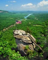 Visit the breathless Chimney Rock Park.