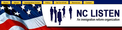 NC LISTEN advocates a major reduction in most categories of immigration. A workable immigration policy is one that would allow us time to regain control of our borders and reduce overall levels of immigration to approximately 250,000 per year. This would permit legal immigration for spouses and minor children of US citizens, special employment needs, and a reasonable number of refugees.  