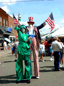 Found in the Blue Ridge National Heritage Area in the northwest mountains of North Carolina, this free admission event has something for the whole family. Featuring great music and crafts from local area artists, awesome food, and fun for all ages, Christmas in July is one of the south's best summer festivals.