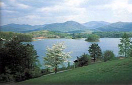 Lake Chatuge was founded in 1942 when the Tennessee Valley Authority finished construction on a 2950 foot earth-fill type dam across the Hiawassee River. Originally for the purpose of flood control and to bring affordable electrical power to the area, the unsurpassed beauty of the lake that was created has an allure all its own.  