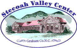 Stecoah Valley Arts, Crafts & Educational Center is a non-profit organization formed by a group of local citizens dedicated to the preservation of mountain culture, the community and the old Stecoah School. Built about 1927, the rock school buildings and grounds are currently being restored to their original role as the center of the community. 