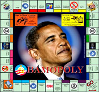 Want to get a handle on how to play in the Obama Administration?  Try Bamopoly, Chicago style.  (Disclaimer - source of graphic unknown.)   