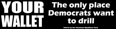 Tennessee Republican Party offers motorists a way to express their opinion on Democrats’ refusal to address high gas prices.