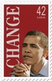 What a hoot! " Bad news down at the United States Postal Service. They’re having trouble with their new President Obama postage stamp. Turns out the stamp isn’t sticking to envelopes very well."  (Click on graphic to read more.)  