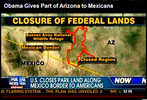 Pinal County Sheriff Paul Babeu: Quite frankly I’m telling you as a sheriff that we don’t control that part of the county. My county is larger than the state of Connecticut and we need support from the federal government. It’s their job to secure the border and they haven’t done it. In fact President Obama suspended the construction of the fence!  