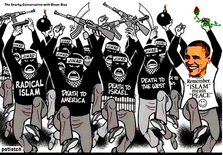 “Unlike our leaders, Islamic terrorists don’t confuse victory and defeat. They aren’t afraid that they’ll win. They don’t want us to kill them or deport them. They don’t care whether we call them ISIS or Daesh. They don’t derive their Islamic legitimacy from John Kerry or a State Department Twitter account. They get it from the Koran and the entire rotting corpus of Islamic law that they seek to impose on the world." - Winds Of Jihad