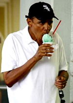 (Photo from the Drudge Report.)  Life is tough for a radical.  Obama's wife before becoming First Lady complained she wasn't proud of America.  Now she can't spend enough of the people's money.     