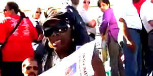 Liberal Protester Assaults Human Events Reporter at "One Nation."   